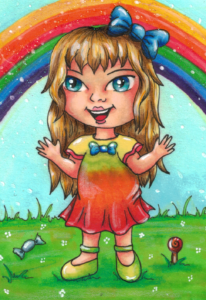 Rainbow mit Regenbogen